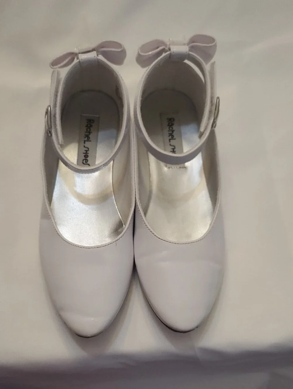 Girls White Patent Bow Mary Jane Shoes Rachel Shoes Brand Girls 3